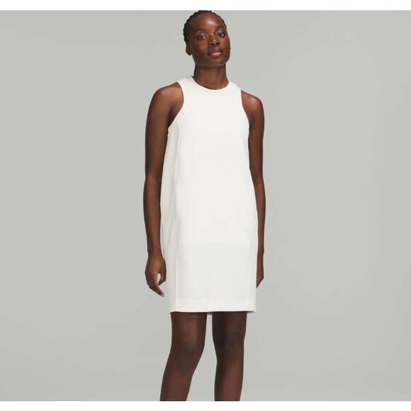 Lululemon Softstreme Back In Action Dress Lemon Sorbet Women's Size 12 - Picture 1 of 4